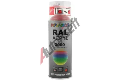 DUPLI COLOR RAL - lak RAL ACRYL RAL 3000 flame red gloss 400 ml DLC 349560, 349560