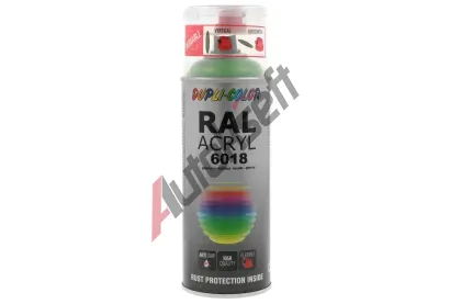DUPLI COLOR RAL - lak RAL ACRYL RAL 6018 yellow green gloss 400 ml DLC 349683, 349683