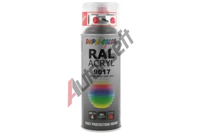 DUPLI COLOR RAL - lak RAL ACRYL RAL 9017 traffic black gloss 400 ml DLC 349812, 349812 DUPLI COLOR RAL - lak RAL ACRYL RAL 9017 traffic black gloss 400 ml DLC 349812, 349812