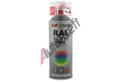 DUPLI COLOR RAL - lak RAL ACRYL RAL 9005 jet black gloss 400 ml DLC 349836, 349836 DUPLI COLOR RAL - lak RAL ACRYL RAL 9005 jet black gloss 400 ml DLC 349836, 349836