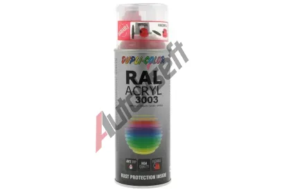 DUPLI COLOR RAL - lak RAL ACRYL RAL 3003 ruby red gloss 400 ml DLC 354809, 354809 DUPLI COLOR RAL - lak RAL ACRYL RAL 3003 ruby red gloss 400 ml DLC 354809, 354809