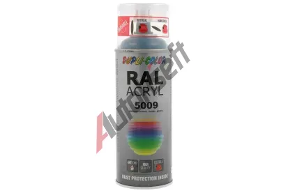 DUPLI COLOR RAL - lak RAL ACRYL RAL 5009 azure blue gloss 400 ml DLC 366130, 366130