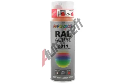 DUPLI COLOR RAL - lak RAL ACRYL RAL 2011 deep orange gloss 400 ml DLC 414862, 414862