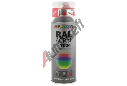 DUPLI COLOR RAL - lak RAL ACRYL RAL 7024 graphite grey gloss 400 ml DLC 506529, 506529 DUPLI COLOR RAL - lak RAL ACRYL RAL 7024 graphite grey gloss 400 ml DLC 506529, 506529