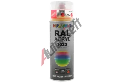 DUPLI COLOR RAL - lak RAL ACRYL RAL 1023 traffic yellow gloss 400 ml DLC 522956, 522956