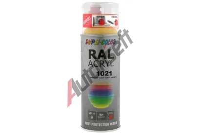 DUPLI COLOR RAL - lak RAL ACRYL RAL 1021 colza yellow semi mat 400 ml DLC 641626, 641626