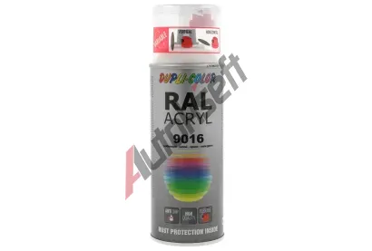 DUPLI COLOR RAL - lak RAL ACRYL RAL 9016 traffic white semi mat 400 ml DLC 641909, 641909 DUPLI COLOR RAL - lak RAL ACRYL RAL 9016 traffic white semi mat 400 ml DLC 641909, 641909