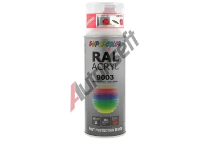 DUPLI COLOR RAL - lak RAL ACRYL RAL 9003 signal white gloss 400 ml DLC 670633, 670633 DUPLI COLOR RAL - lak RAL ACRYL RAL 9003 signal white gloss 400 ml DLC 670633, 670633