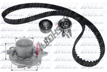 DOLZ Vodn pumpa - sada ozubenho emene DLZ KD114, KD114