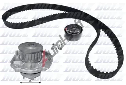 DOLZ Vodn pumpa - sada ozubenho emene DLZ KD119, KD119