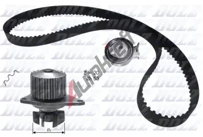 DOLZ Vodn pumpa - sada ozubenho emene DLZ KD134, KD134