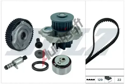 DOLZ Vodn� pumpa - sada ozuben�ho �emene DLZ KD141V, KD141V