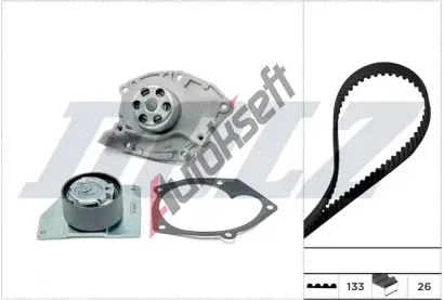 DOLZ Vodn� pumpa - sada ozuben�ho �emene DLZ KD247, KD247