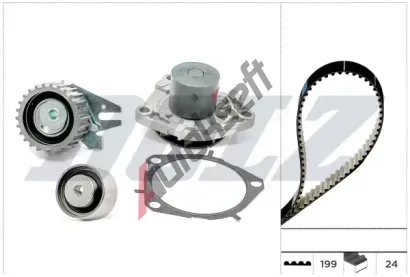 DOLZ Vodn pumpa - sada ozubenho emene DLZ KD301, KD301