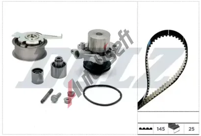 DOLZ Vodní pumpa - sada ozubeného řemene DLZ KD304, KD304 DOLZ Vodní pumpa - sada ozubeného řemene DLZ KD304, KD304