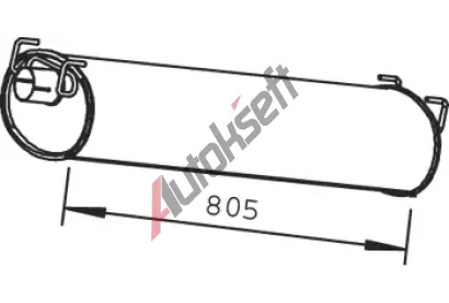 DINEX Stedn tlumi vfuku DNX 28408, 28408