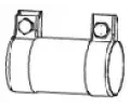 Spojovac trubky vfukovho systmu DINEX ‐ DNX 74130