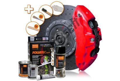 FOLIATEC Lak na brzdov� t�meny - NEON �erven� DO F2185, 2185