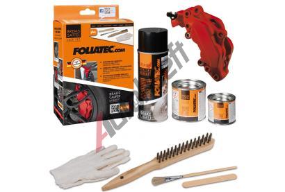 FOLIATEC Lak na brzdov� t�meny - �erven� RACING matn� 600 ml DO F2175, 2175