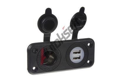 Stualarm Zsuvka do panelu 1x CL + 2x nabj. USB vododoln DO STU34524, 34524