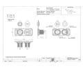 Stualarm Zsuvka do panelu 1x CL + 2x nabj. USB vododoln DO STU34524, 34524