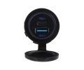 Stualarm USB QC3.0 + USB-C PD3.0 zsuvka 12/24V DO STU34657N, 34657N