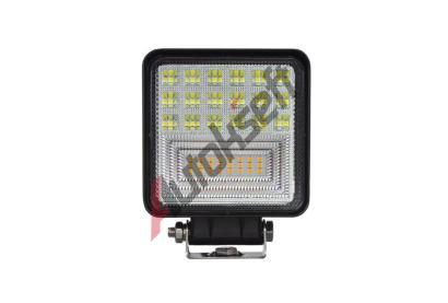 Stualarm LED sv�tlo hranat� b�l�/oran�ov�, 42x3W, ECE R10 DO STUWL-831WO, WL-831WO