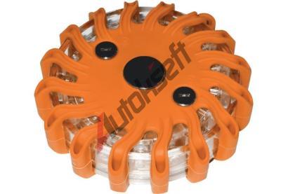 Stualarm LED vstran svtlo 16LED, Li-Ion dobjec baterie DO STUWL-H01ORA, WL-H01ORA