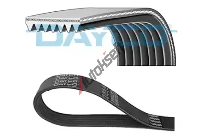 DAYCO Ozubený klínový řemen DY 7PK990, 7PK990 DAYCO Ozubený klínový řemen DY 7PK990, 7PK990