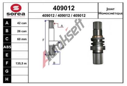 EAI Kloub hnacho hdele, sada EAI 409012, 409012