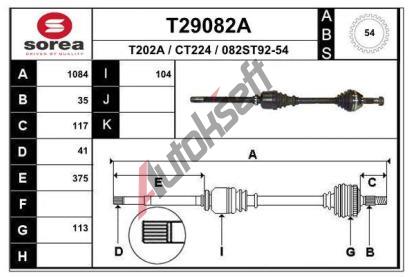 EAI Hnac hdel EAI T29082A, T29082A