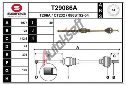 EAI Hnac hdel EAI T29086A, T29086A