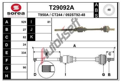 EAI Hnac hdel EAI T29092A, T29092A