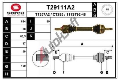 EAI Hnac hdel EAI T29111A2, T29111A2