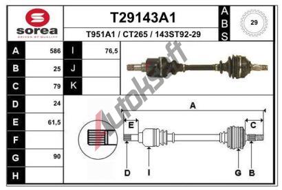 EAI Hnac hdel EAI T29143A1, T29143A1