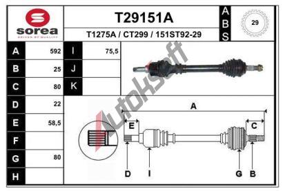 EAI Hnac hdel EAI T29151A, T29151A