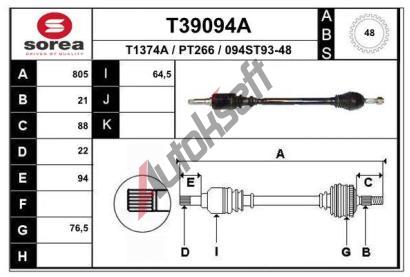 EAI Hnac hdel EAI T39094A, T39094A