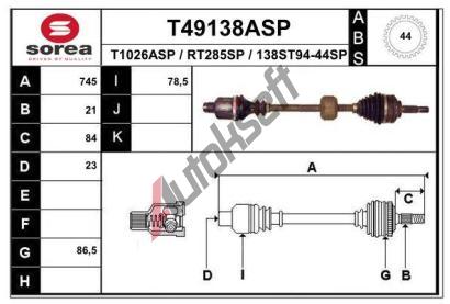 EAI Hnac hdel EAI T49138ASP, T49138ASP