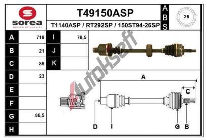 EAI Hnac hdel EAI T49150ASP, T49150ASP