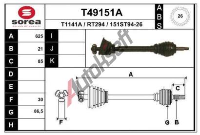 EAI Hnac hdel EAI T49151A, T49151A