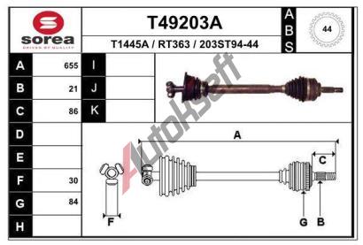 EAI Hnac hdel EAI T49203A, T49203A