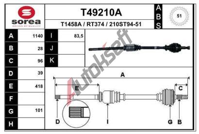 EAI Hnac hdel EAI T49210A, T49210A