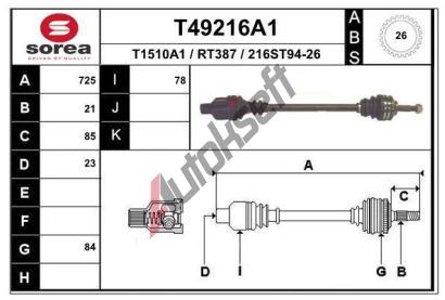 EAI Hnac hdel EAI T49216A1, T49216A1