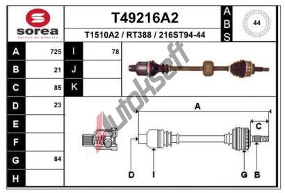 EAI Hnac hdel EAI T49216A2, T49216A2