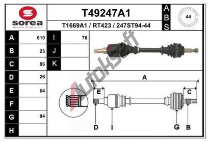 EAI Hnac hdel EAI T49247A1, T49247A1
