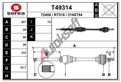 EAI Hnac hdel EAI T49314, T49314