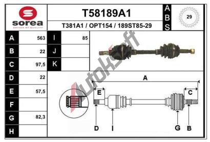 EAI Hnac hdel EAI T58189A1, T58189A1