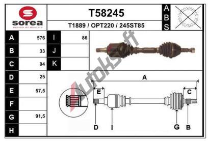 EAI Hnac hdel EAI T58245, T58245