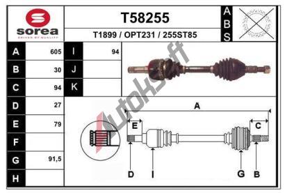 EAI Hnac hdel EAI T58255, T58255