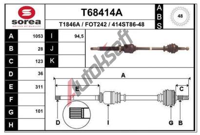 EAI Hnac hdel EAI T68414A, T68414A
